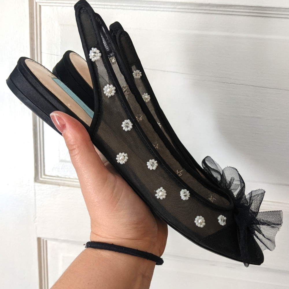 Betsey Johnson Pika slingback flats